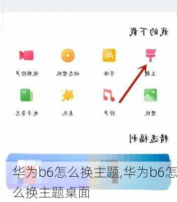 华为b6怎么换主题,华为b6怎么换主题桌面