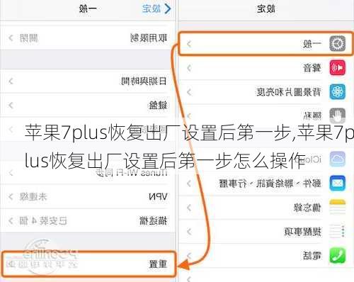 苹果7plus恢复出厂设置后第一步,苹果7plus恢复出厂设置后第一步怎么操作