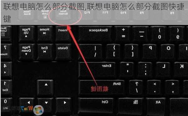 联想电脑怎么部分截图,联想电脑怎么部分截图快捷键