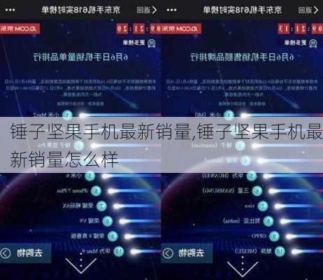 锤子坚果手机最新销量,锤子坚果手机最新销量怎么样