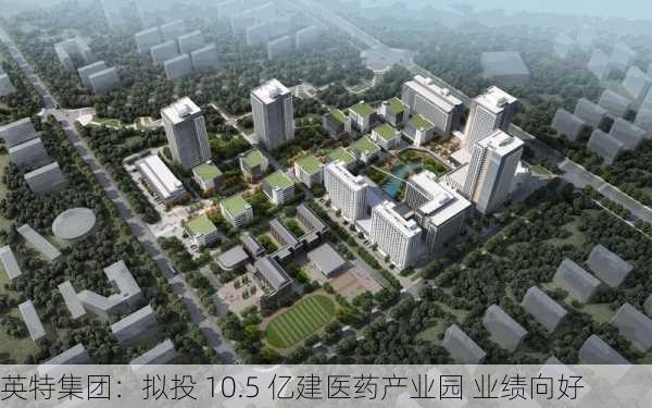 英特集团：拟投 10.5 亿建医药产业园 业绩向好