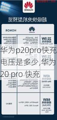 华为p20pro快充电压是多少,华为 p20 pro 快充