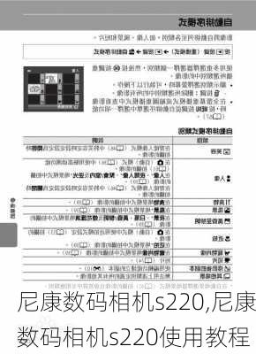 尼康数码相机s220,尼康数码相机s220使用教程