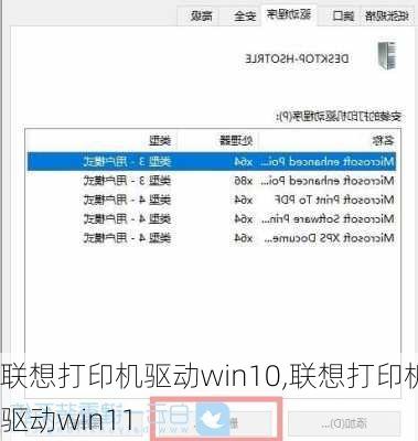 联想打印机驱动win10,联想打印机驱动win11