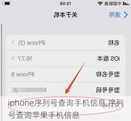 iphone序列号查询手机信息,序列号查询苹果手机信息