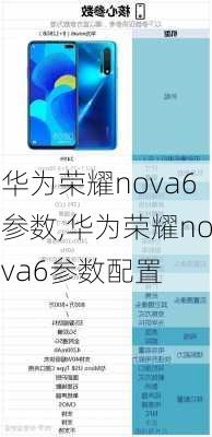 华为荣耀nova6参数,华为荣耀nova6参数配置