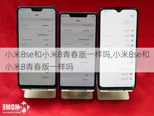 小米8se和小米8青春版一样吗,小米8se和小米8青春版一样吗