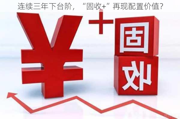 连续三年下台阶，“固收+”再现配置价值？