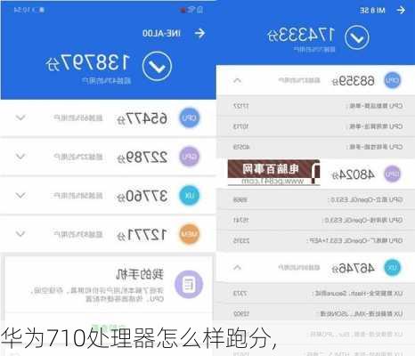 华为710处理器怎么样跑分,