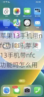 苹果13手机带nfc功能吗,苹果13手机带nfc功能吗怎么用