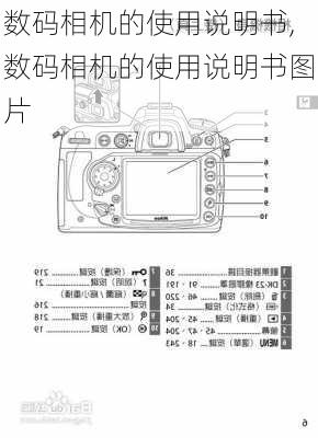 数码相机的使用说明书,数码相机的使用说明书图片