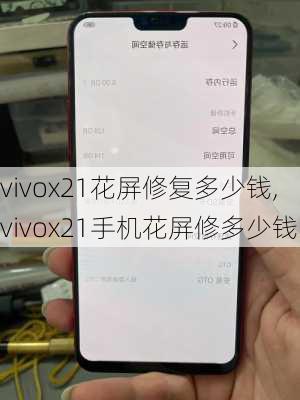 vivox21花屏修复多少钱,vivox21手机花屏修多少钱