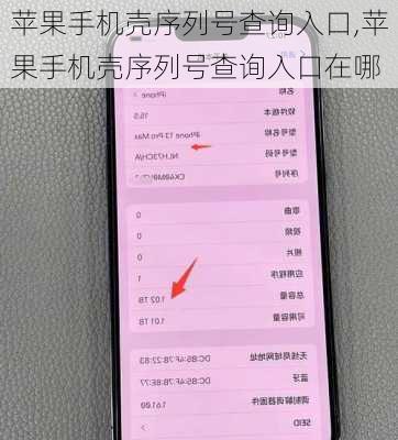 苹果手机壳序列号查询入口,苹果手机壳序列号查询入口在哪