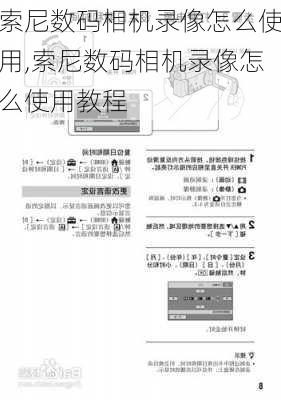 索尼数码相机录像怎么使用,索尼数码相机录像怎么使用教程