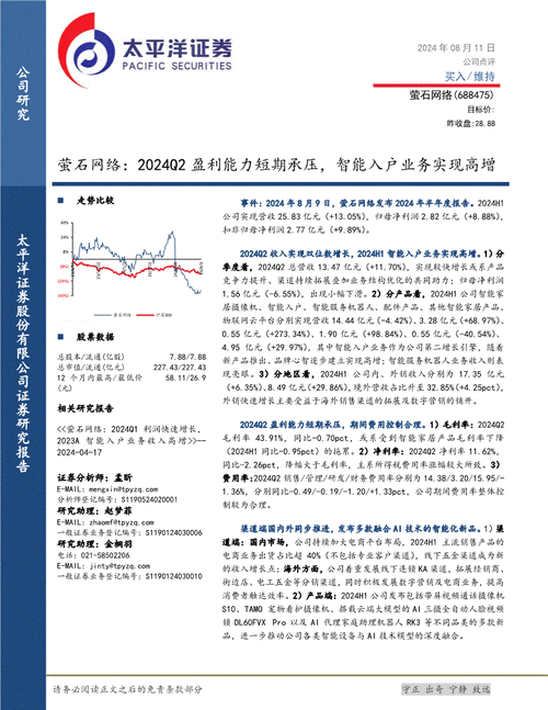 萤石网络(688475)：外销增速亮眼 智能入户产品快速放量