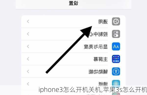 iphone3怎么开机关机,苹果3s怎么开机