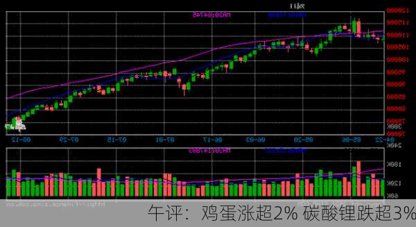 午评：鸡蛋涨超2% 碳酸锂跌超3%