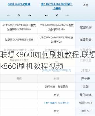 联想K860I如何刷机教程,联想k860i刷机教程视频