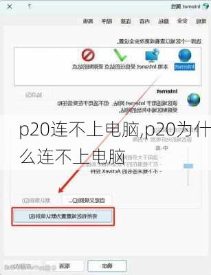 p20连不上电脑,p20为什么连不上电脑