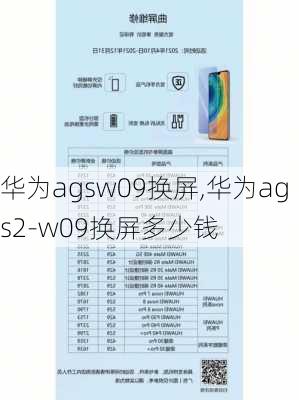 华为agsw09换屏,华为ags2-w09换屏多少钱