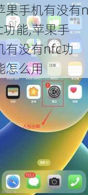 苹果手机有没有nfc功能,苹果手机有没有nfc功能怎么用