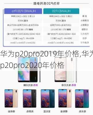 华为p20pro2019年价格,华为p20pro2020年价格