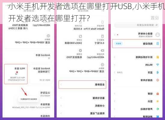 小米手机开发者选项在哪里打开USB,小米手机开发者选项在哪里打开?