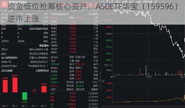 资金低位抢筹核心资产，A50ETF华宝（159596）逆市上涨