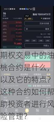 期权交易中的油桃合约是什么，以及它的特点？这种合约如何帮助投资者进行风险管理？