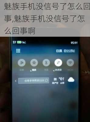 魅族手机没信号了怎么回事,魅族手机没信号了怎么回事啊