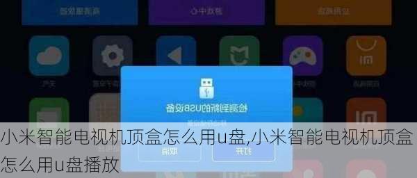小米智能电视机顶盒怎么用u盘,小米智能电视机顶盒怎么用u盘播放