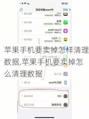 苹果手机要卖掉怎样清理数据,苹果手机要卖掉怎么清理数据