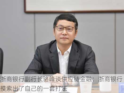 浙商银行副行长骆峰谈供应链金融：浙商银行摸索出了自己的一套打法