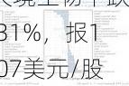 天境生物下跌5.31%，报1.07美元/股