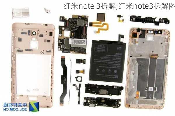 红米note 3拆解,红米note3拆解图