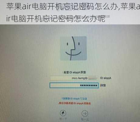 苹果air电脑开机忘记密码怎么办,苹果air电脑开机忘记密码怎么办呢