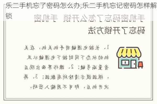 乐二手机忘了密码怎么办,乐二手机忘记密码怎样解锁