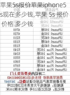 苹果5s报价苹果iphone5s现在多少钱,苹果 5s 报价 价格 多少钱