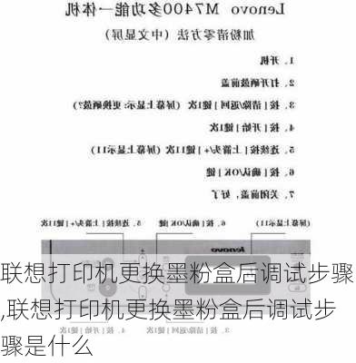 联想打印机更换墨粉盒后调试步骤,联想打印机更换墨粉盒后调试步骤是什么