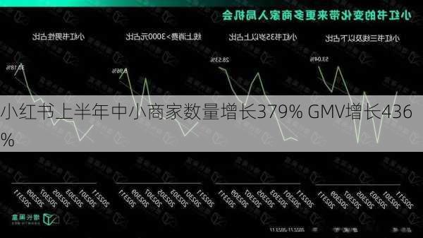 小红书上半年中小商家数量增长379% GMV增长436%