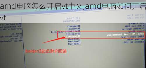 amd电脑怎么开启vt中文,amd电脑如何开启vt