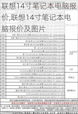 联想14寸笔记本电脑报价,联想14寸笔记本电脑报价及图片