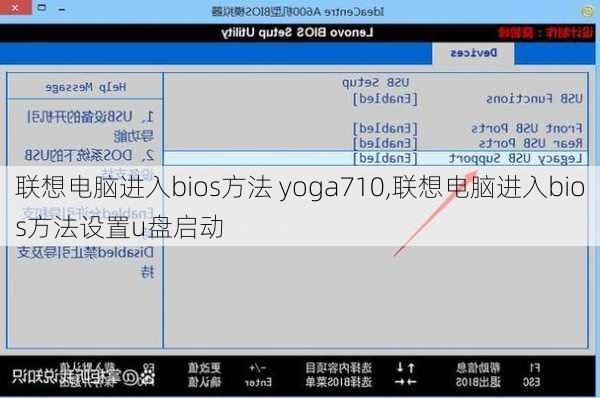 联想电脑进入bios方法 yoga710,联想电脑进入bios方法设置u盘启动