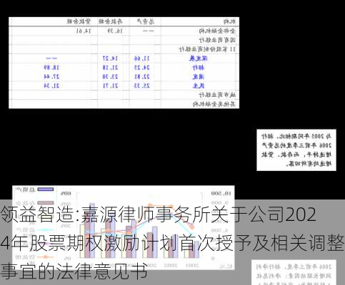 领益智造:嘉源律师事务所关于公司2024年股票期权激励计划首次授予及相关调整事宜的法律意见书