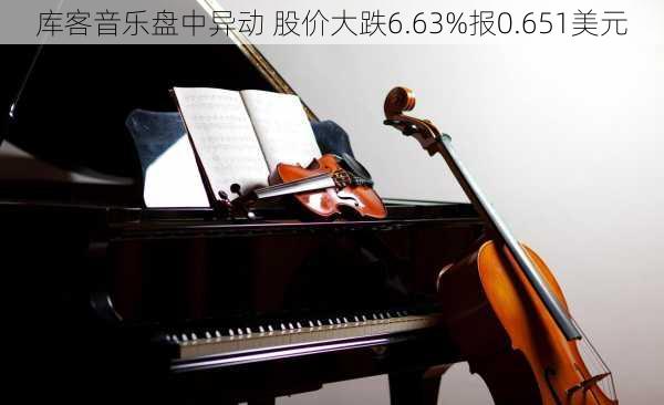 库客音乐盘中异动 股价大跌6.63%报0.651美元