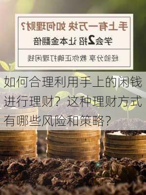 如何合理利用手上的闲钱进行理财？这种理财方式有哪些风险和策略？