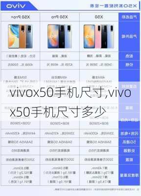 vivox50手机尺寸,vivox50手机尺寸多少