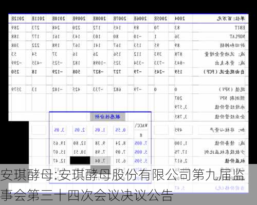 安琪酵母:安琪酵母股份有限公司第九届监事会第三十四次会议决议公告