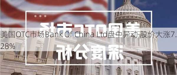 美国OTC市场Bank Of China Ltd盘中异动 股价大涨7.28%