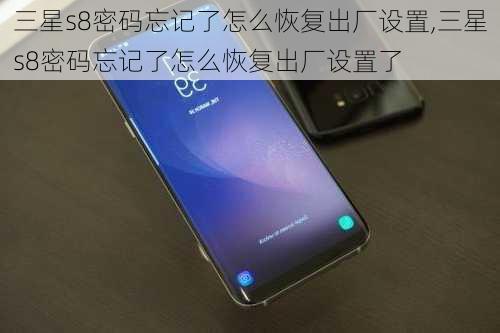 三星s8密码忘记了怎么恢复出厂设置,三星s8密码忘记了怎么恢复出厂设置了